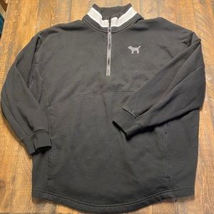 Pink 3/4 zip pullover jacket